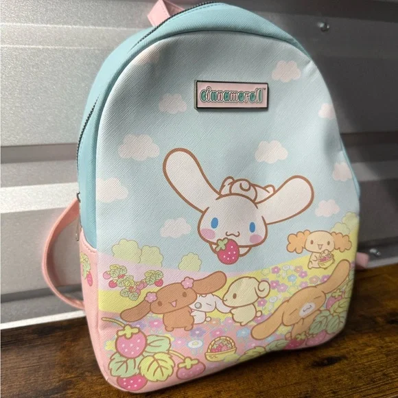cinnamoroll family pastel mini backpack Sanrio Hello Kitty Cinnamoroll Family Pastel Mini Backpack